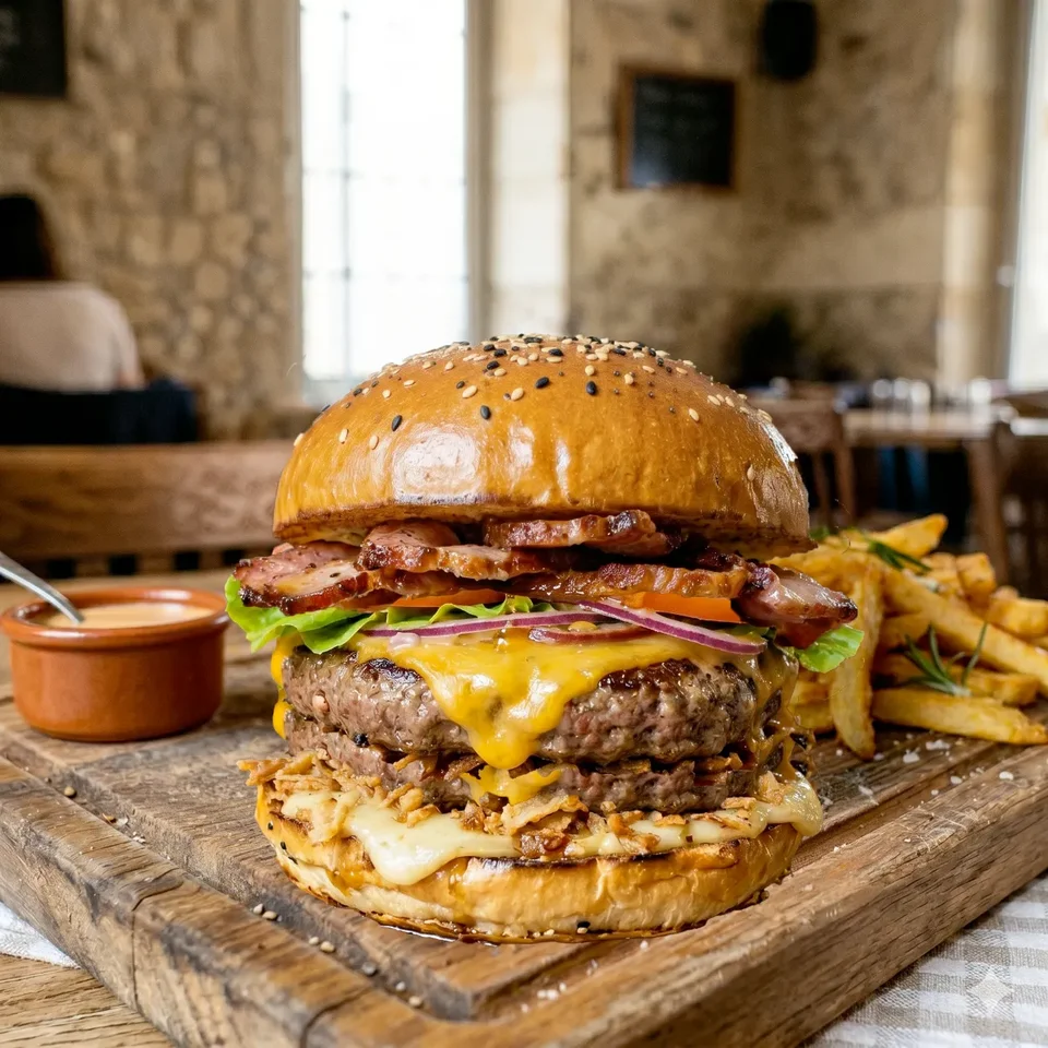 TROPIKAL BURGER DOUBLE